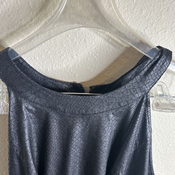 Guess Sport Dress Scale Print Black 10 Sleeveless Mock Neck Athletic - Picture 3 of 11